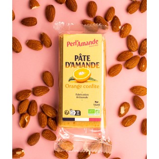 Pâte Amande Oange Confite I Perl'Amande