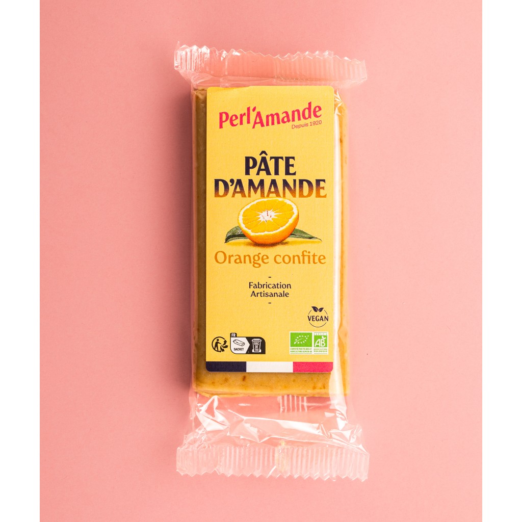 Pâte Amande Oange Confite I Perl'Amande