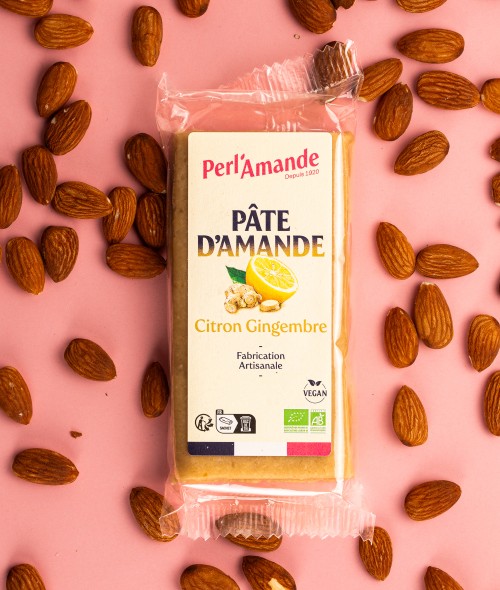 Pâte Amande Citron Gingembre I Perl'Amande
