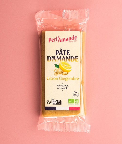 Pâte d'Amande Citron Gingembre
