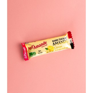 Almond Paste Lemon Ginger Energy Bar I Perl’Amande