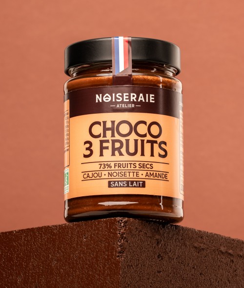 Pâte à tartiner Choco 3 fruits I Noiseraie