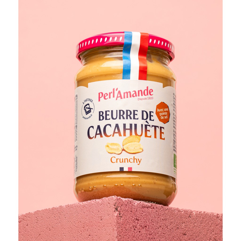 Beurre Cacahuète Crunchy Bio | Perl'Amande