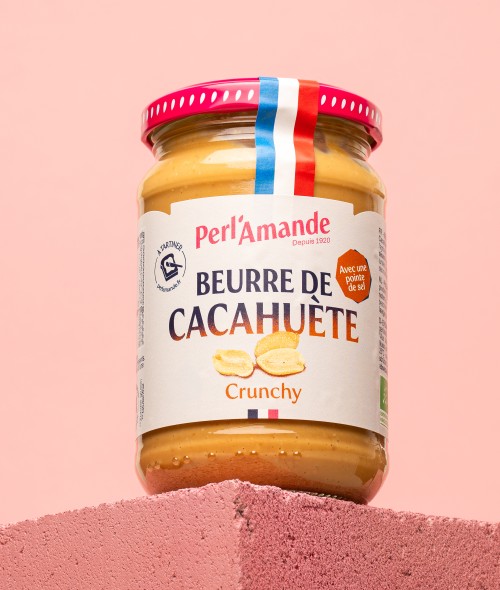 Beurre Cacahuète Crunchy Bio | Perl'Amande