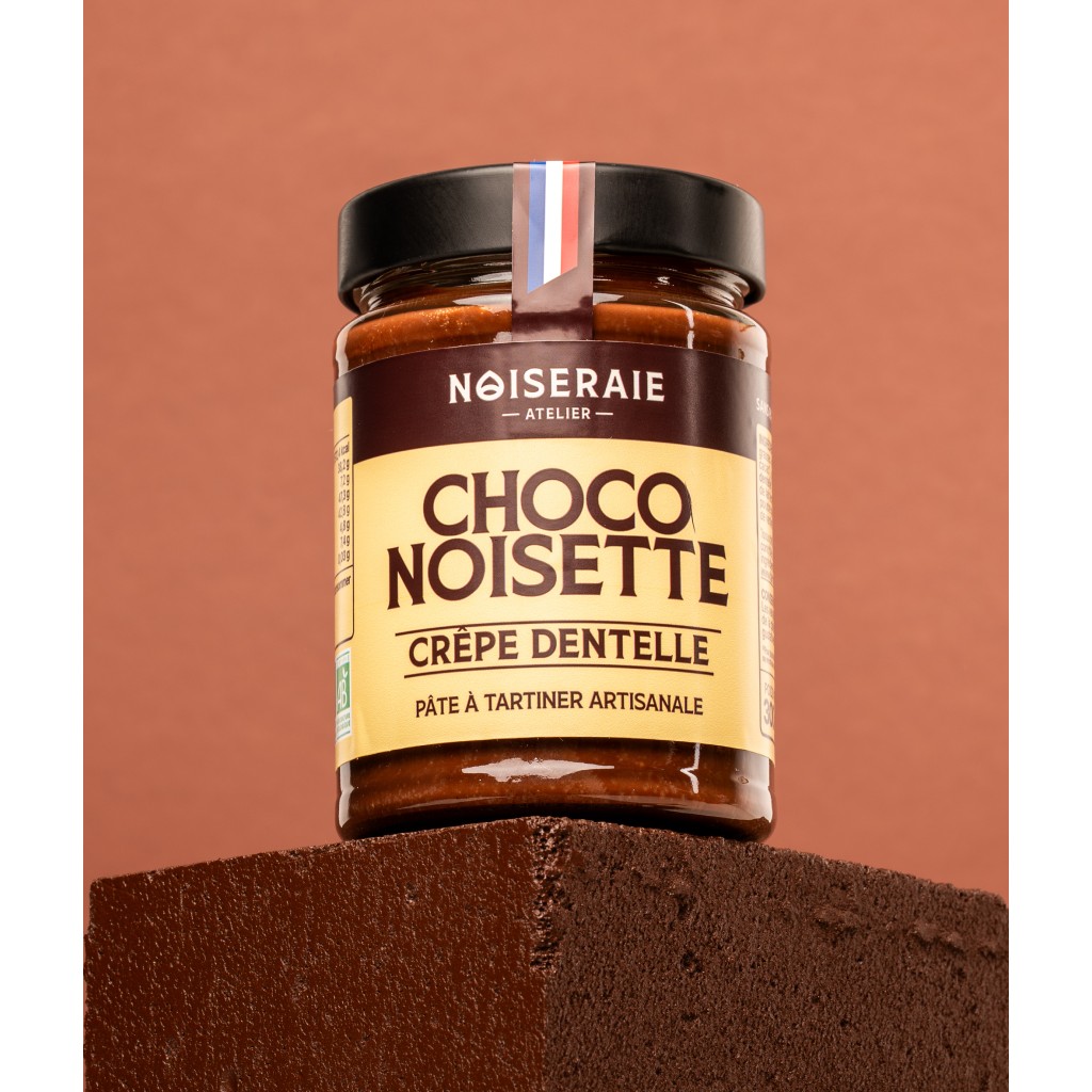 Choco Hazelnut Crêpe Dentelle Spread I Noiseraie
