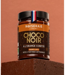 Pâte à tartiner Choco Noir Orange Confite 300g