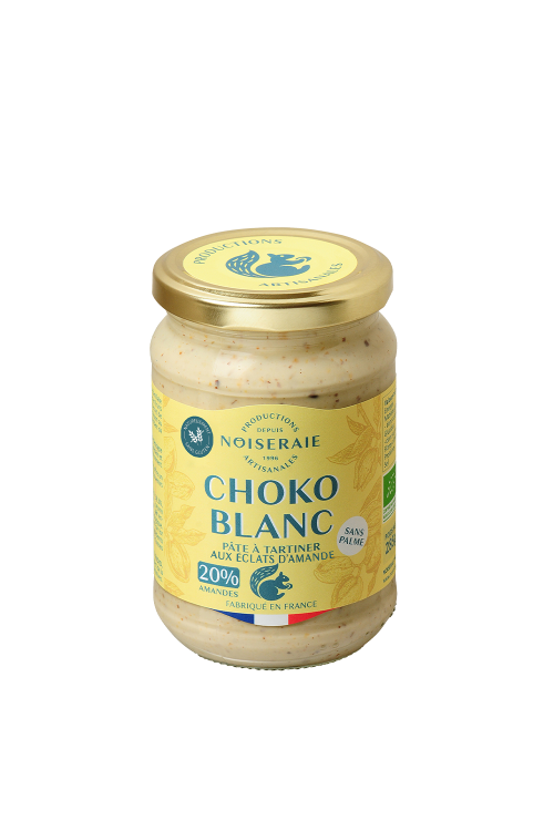 Pâte à tartiner Choco Blanc I Noiseraie