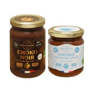 Lot Choko noir et Sans Sucres Ajouté