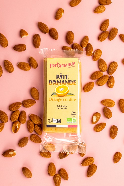 Pâte Amande Oange Confite I Perl'Amande