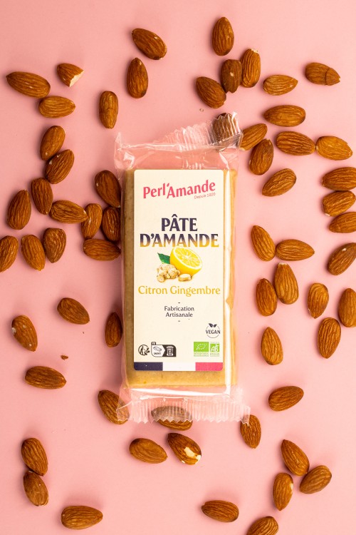 Pâte d'Amande Citron Gingembre 200g