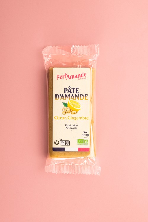 Pâte d'Amande Citron Gingembre