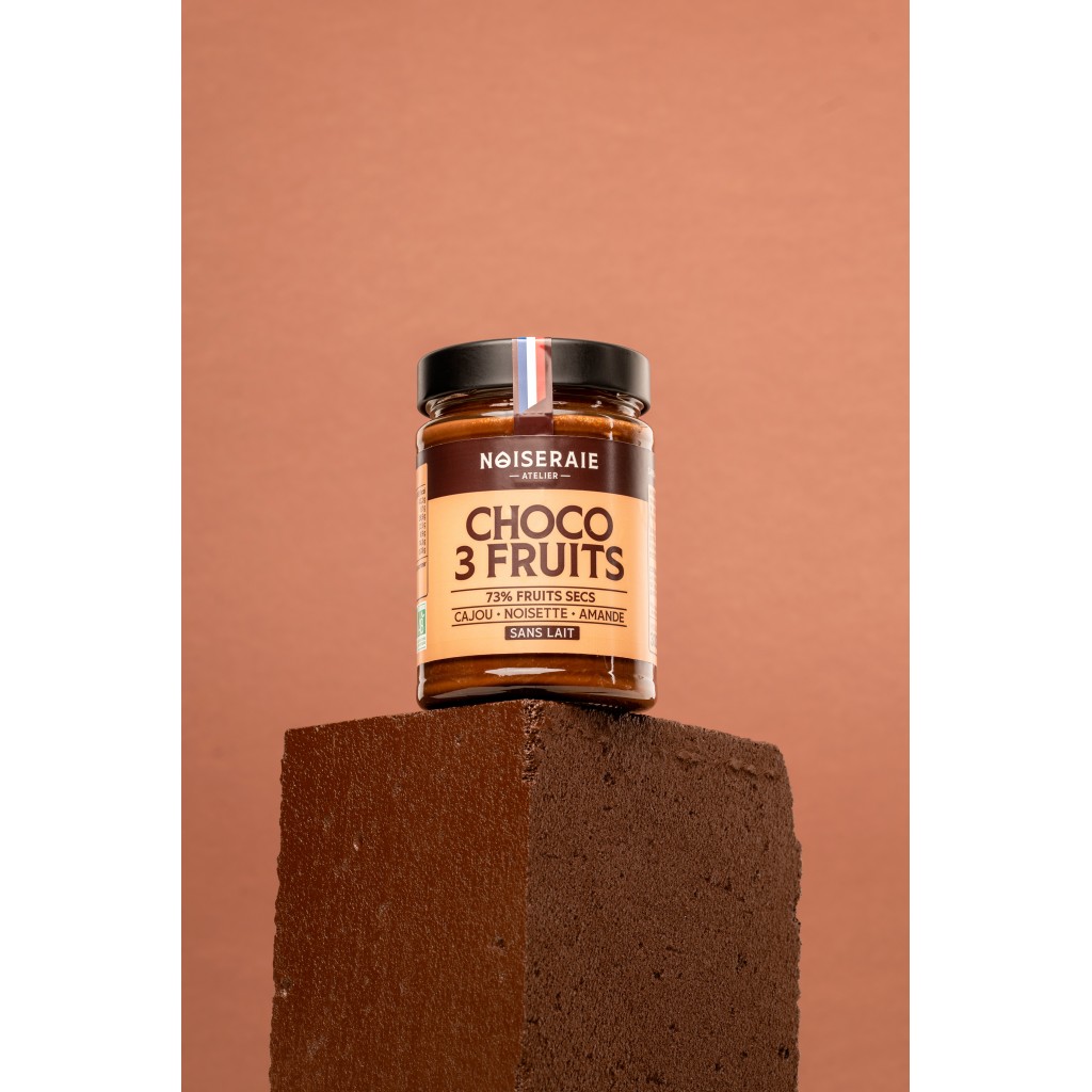 Pâte à tartiner Choco 3 fruits I Noiseraie