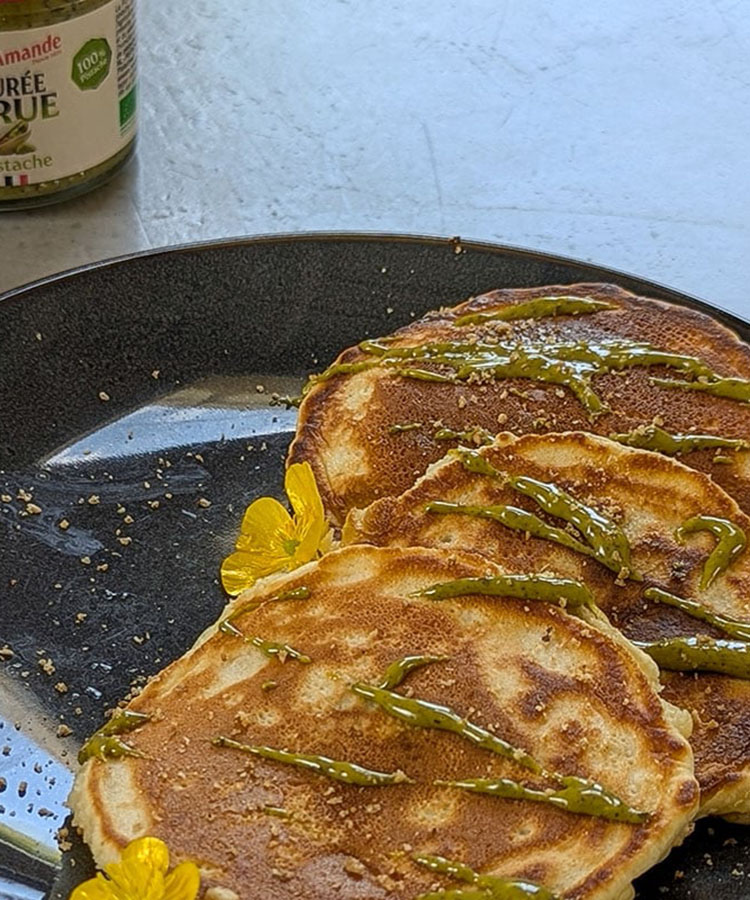 Pancakes à la pistache By Le Journal d’une Diet