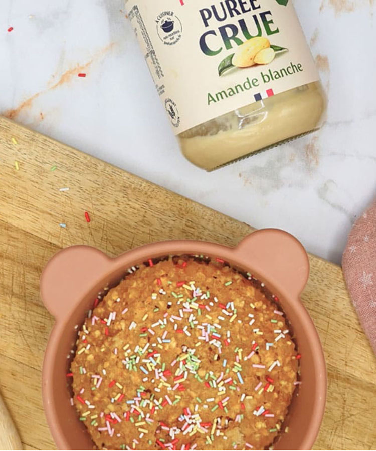 Bowl cake amande by Petit mais veggie