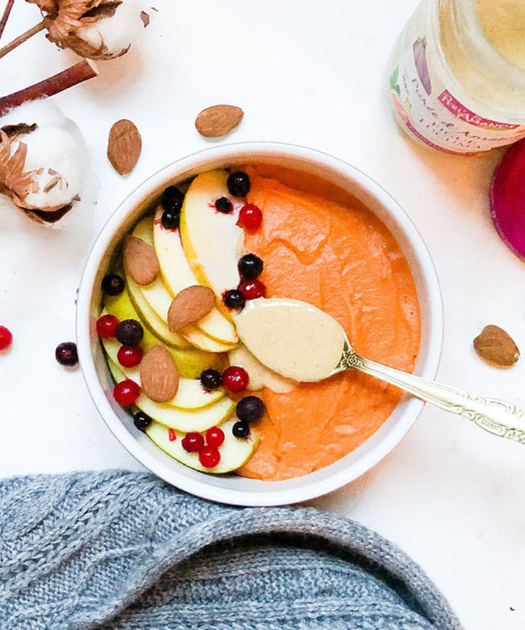 Crème de patate douce @Eveisvegan