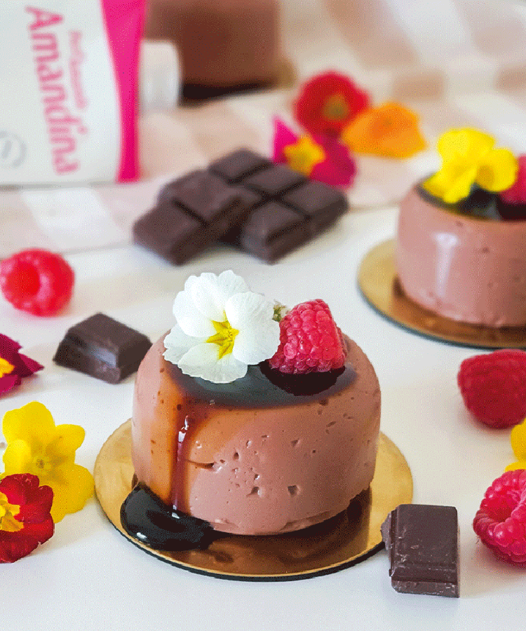 Flan à l'Amandina Chocolat By Vie Sans Gluten