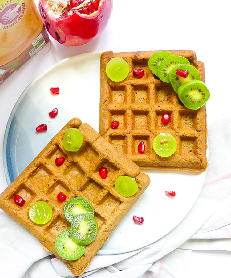 Gaufres à la boisson Noisette by Eveisvegan