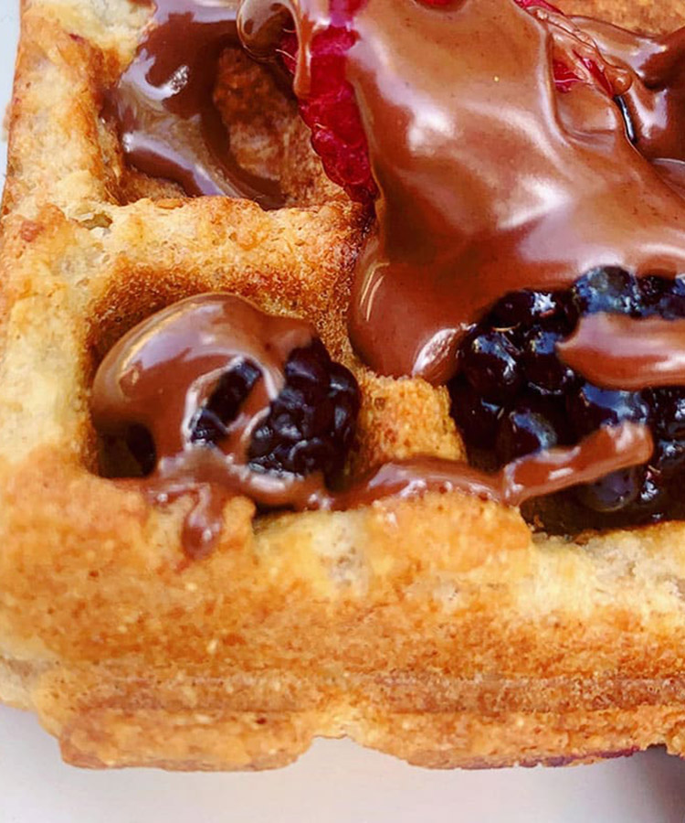 Gaufre vegan au lait d'amande Amandina
