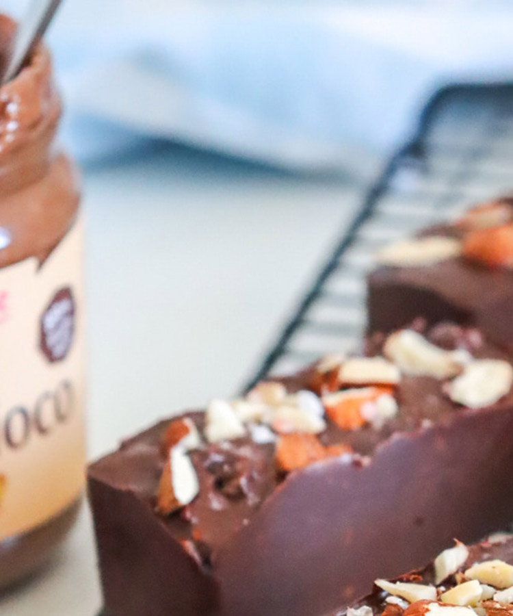 Barres chocolatées maison sans gluten et vegan by Vie Sans Gluten