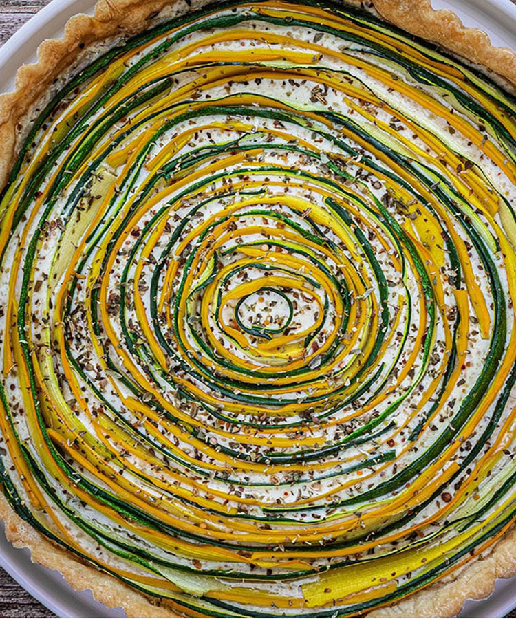 Tarte courgette au sésame by BeautyFood Cooking