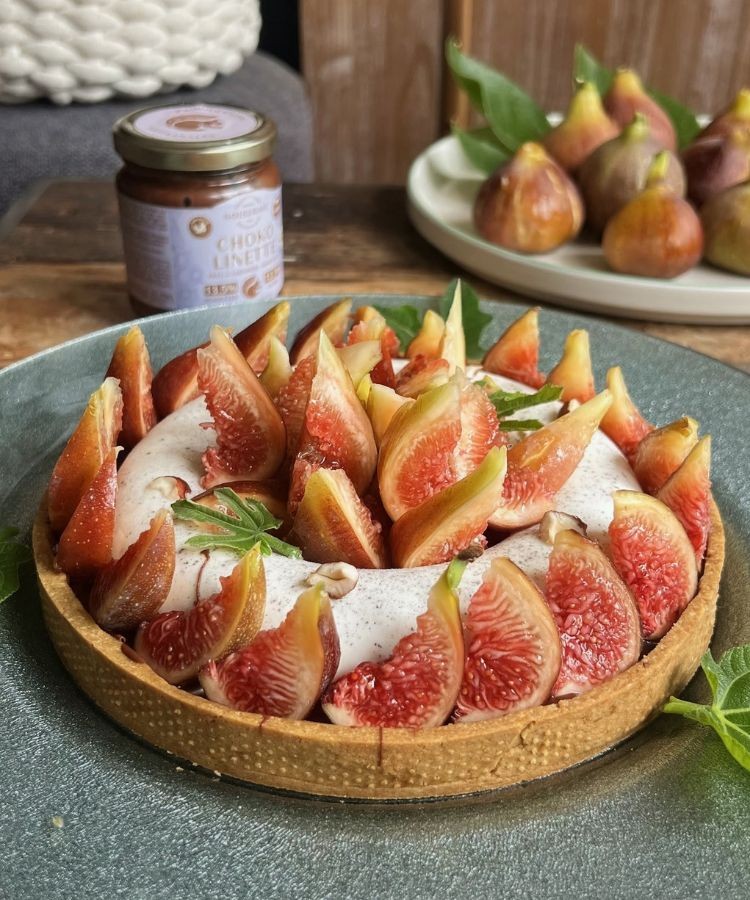 Fig Tart with Choco Linette