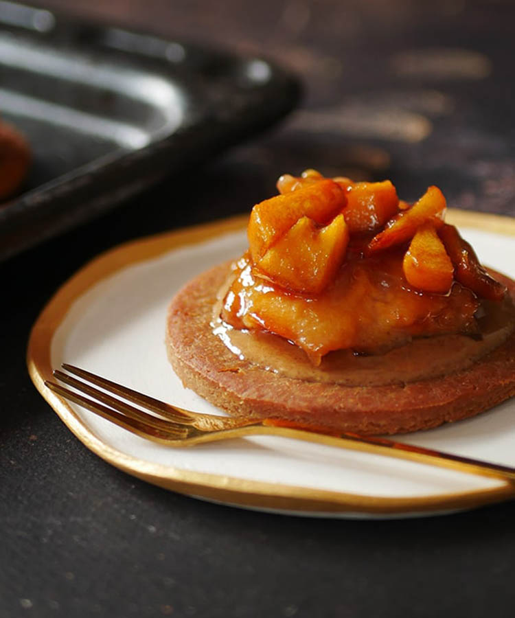 Tartelette aux kakis et douceur amande by Happy&veggy
