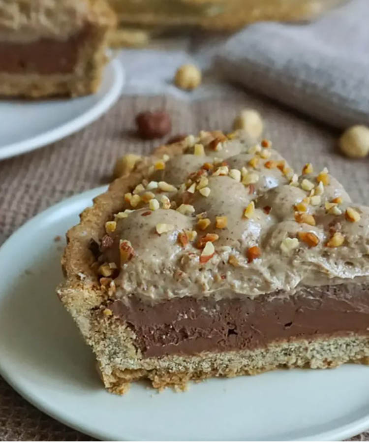 Tarte choco noisette au sucre de coco by Loulou Cuisine Healthy