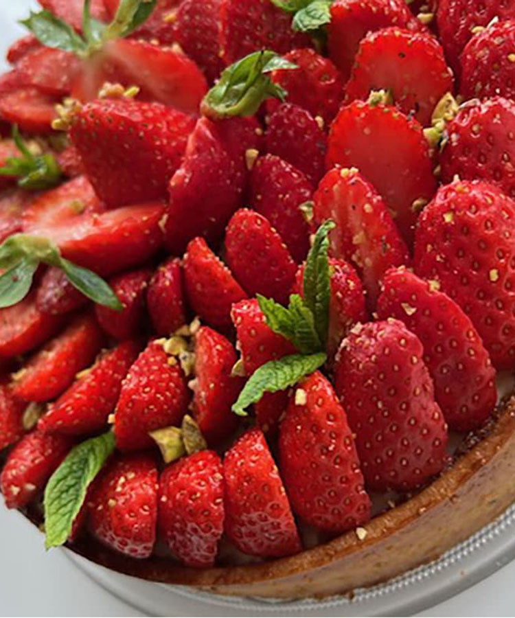 tarte fraises pistache