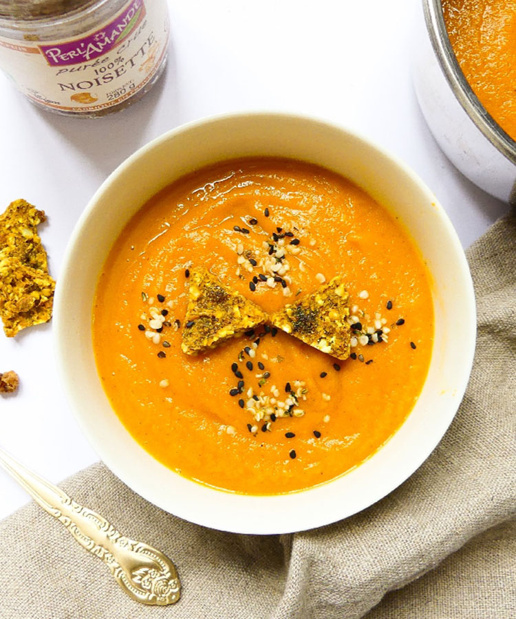 Velouté de carottes @Eveisvegan