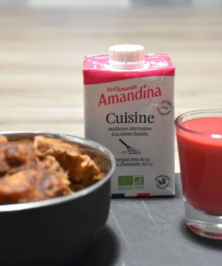 Poulet crème framboise