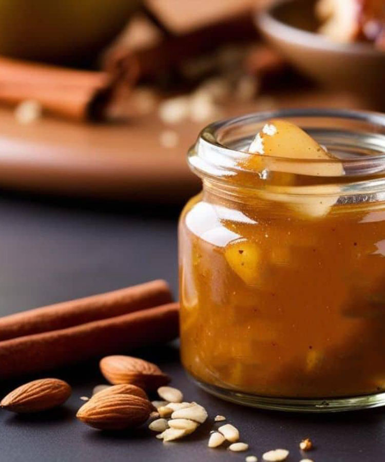Chutney de poires à la purée chaï