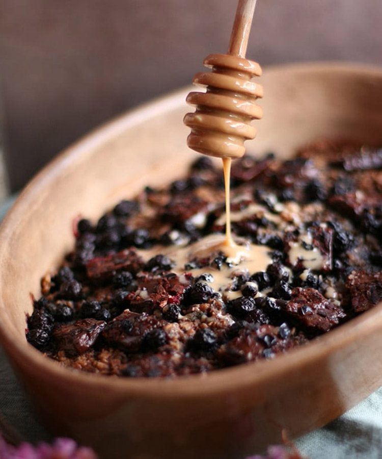 Porridge au four by @plantetonassiette