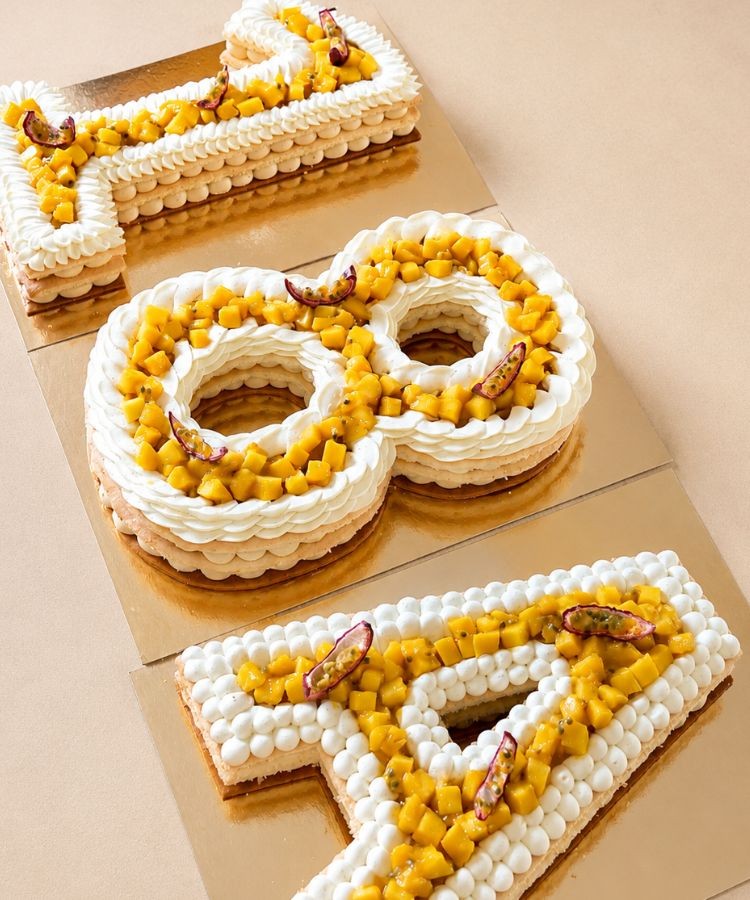 Number cake exotique