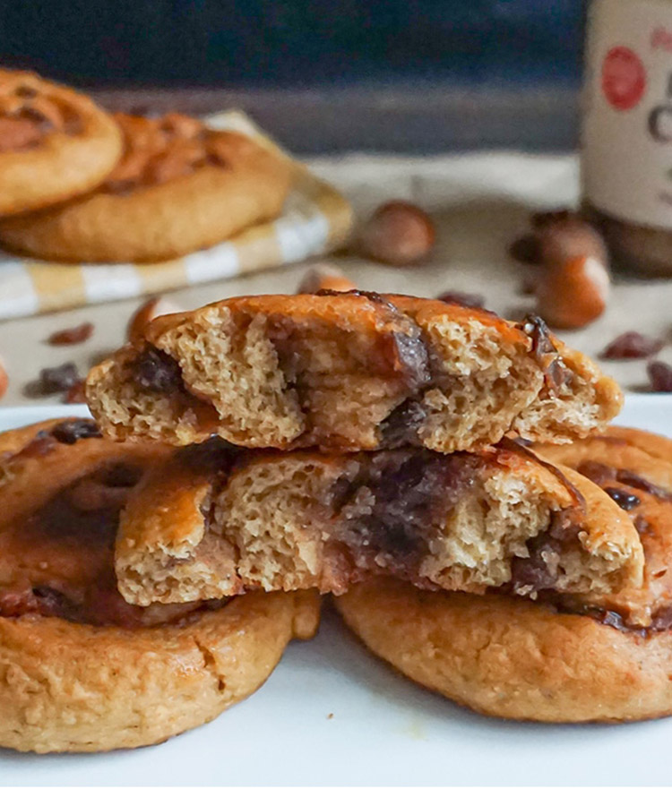 Pains aux raisins à la purée crue noisette by louloucuisinehealthy