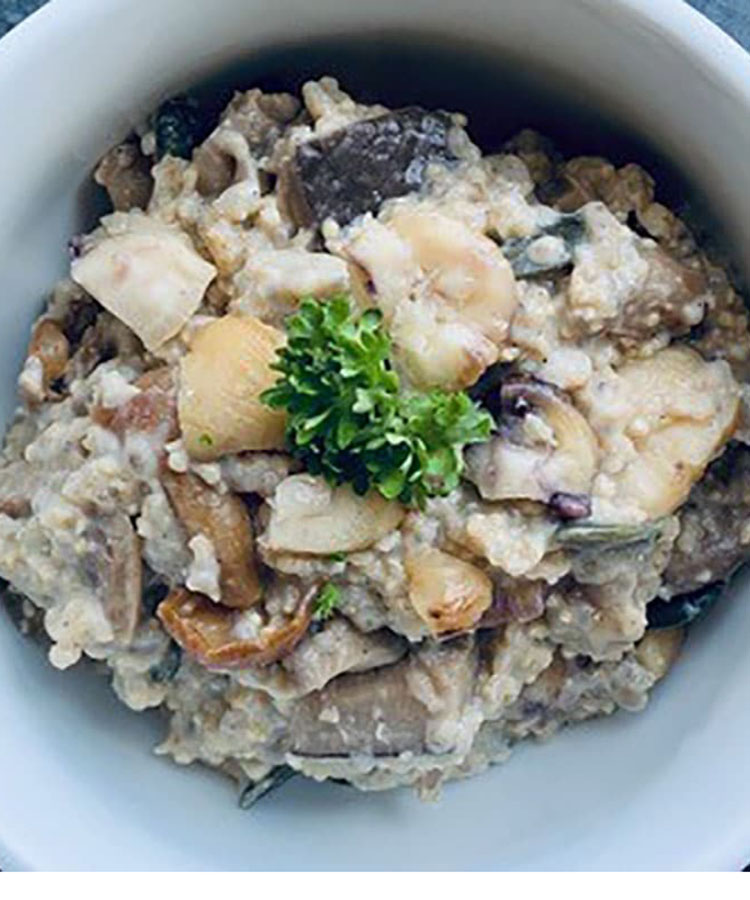 Porridge des bois à la purée noisette toastée by Alimentation Epanouie