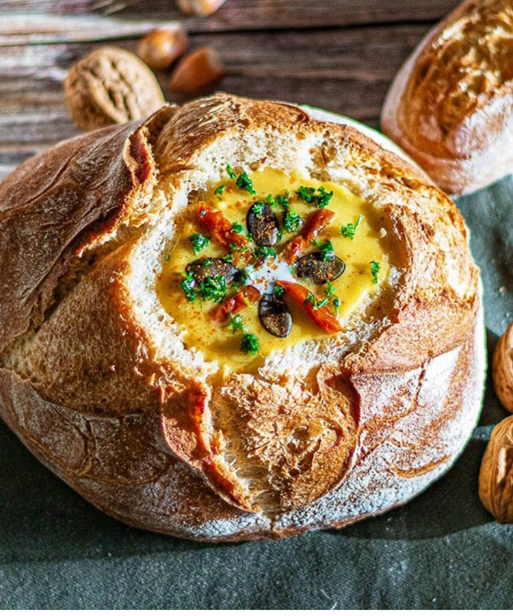 Soupe de légumes à la purée crue noix de cajou by @beautyfood cooking