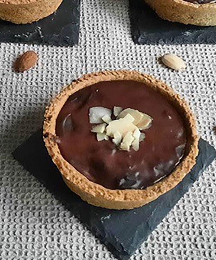 Tartelette Cédrat chocolat à l'Amandina cuisine by Loulou